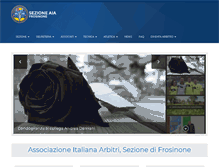 Tablet Screenshot of aiafrosinone.it